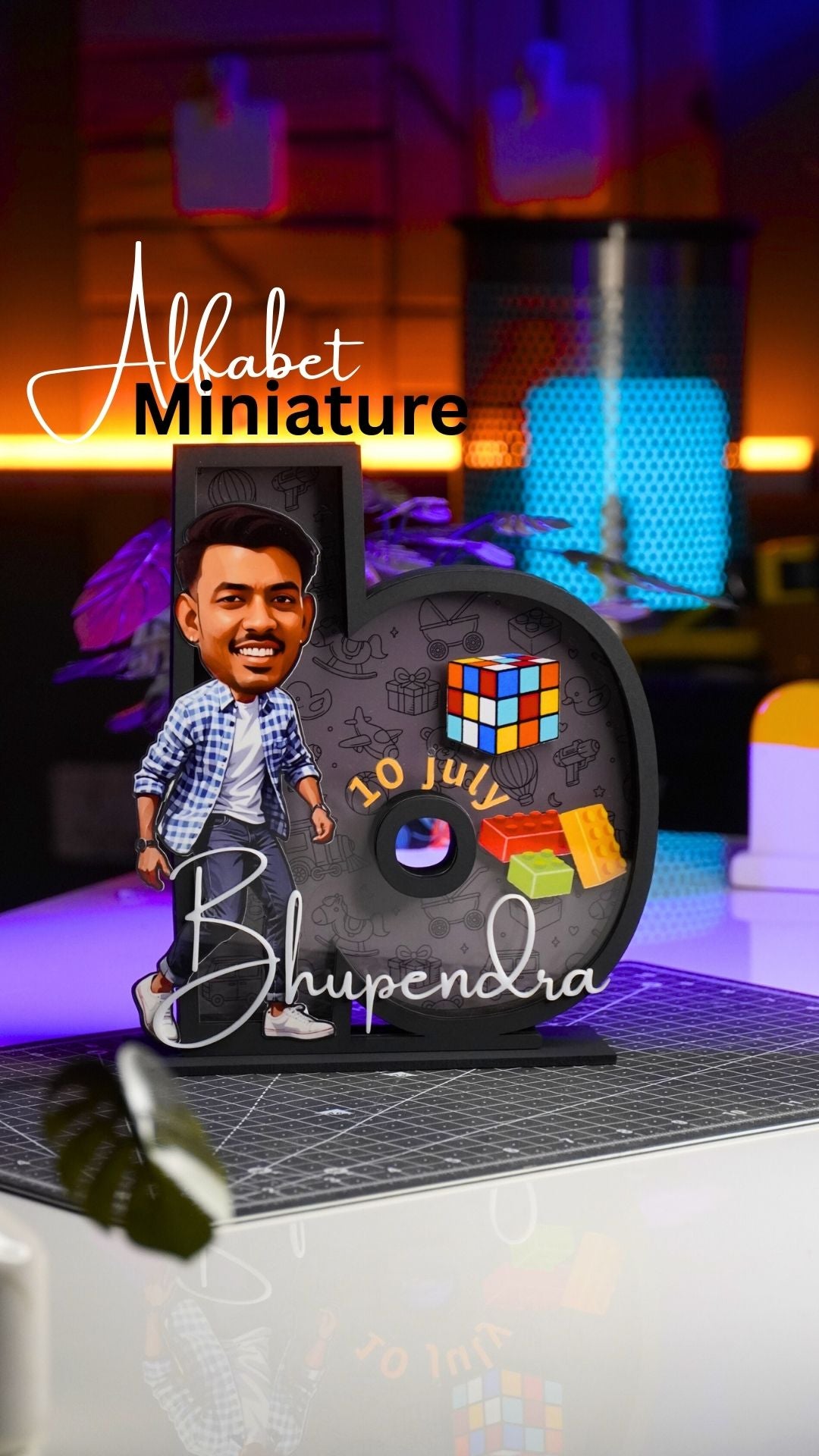 Personalized Alphabet Caricature